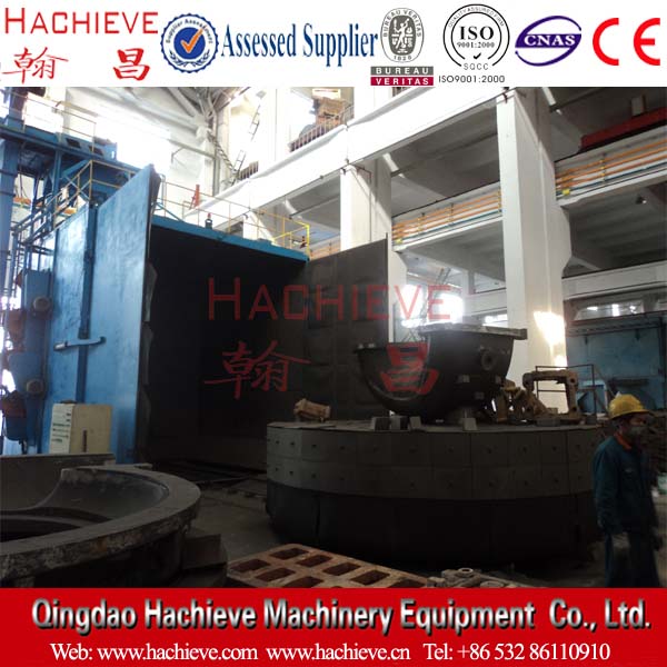 Car Type shot blasting cleaning machine