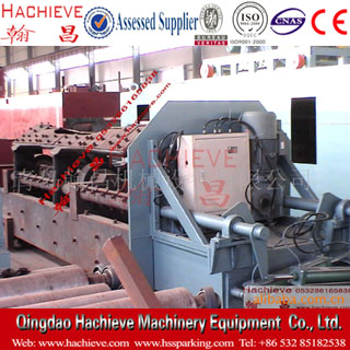 Pressure roller texturing machine